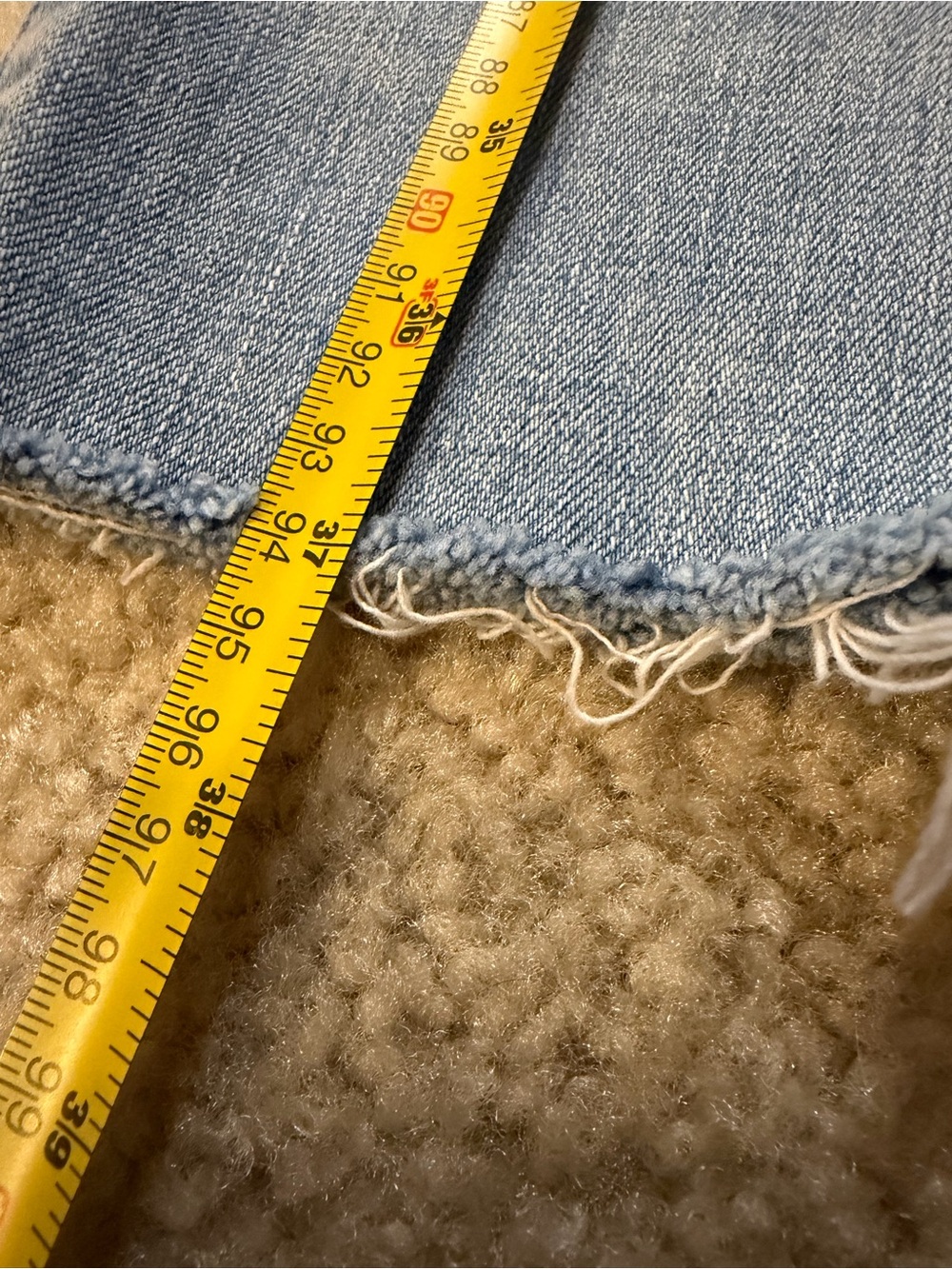 GAP Denim 1969 | Light Wash Raw Hem Straight Leg Jeans ✨ size 29 - Picture 11 of 15